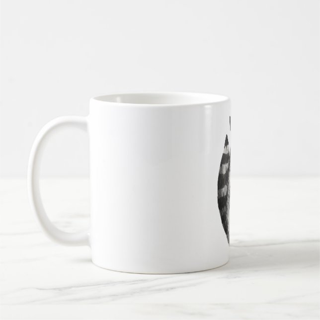 Racoon Friend Coffee Mug (Left)