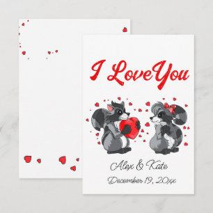 Racoon Greeting Card