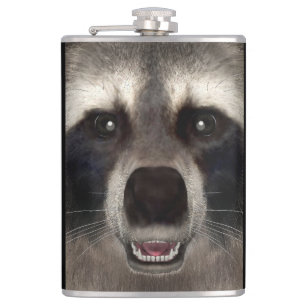 Racoon Hip Flask
