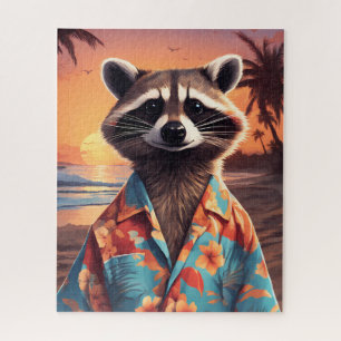 Racoon Holiday Jigsaw Puzzle