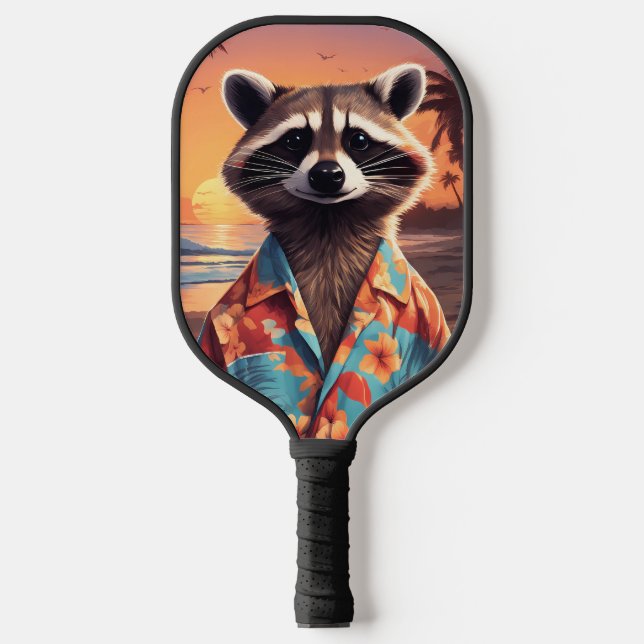 Racoon Holiday Pickleball Paddle (Front)