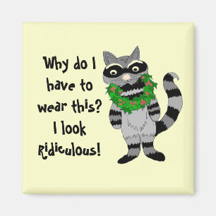 Racoon Humour Magnet