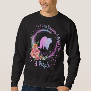 Racoon I Like Raccoons Maybe Like 3 People Spirit Sweatshirt