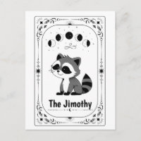 Racoon Jimothy Tarot Funny Cute Inspiration Trend