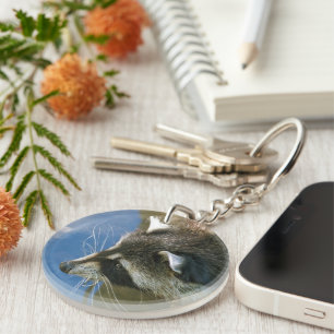 Racoon Key Ring