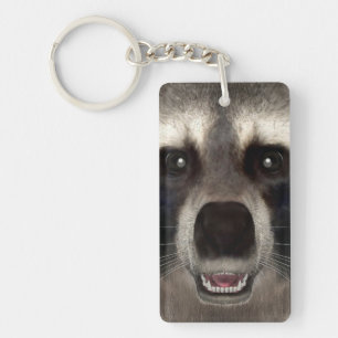 Racoon Key Ring