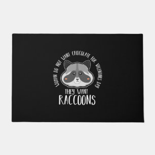 Racoon Lover Racoon For Valentines Day Doormat