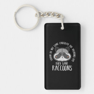 Racoon Lover Racoon For Valentines Day Key Ring
