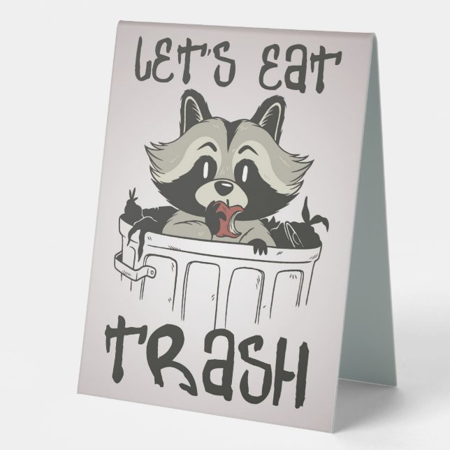Racoon Lover Racoon Let's Eat Trash (Front)
