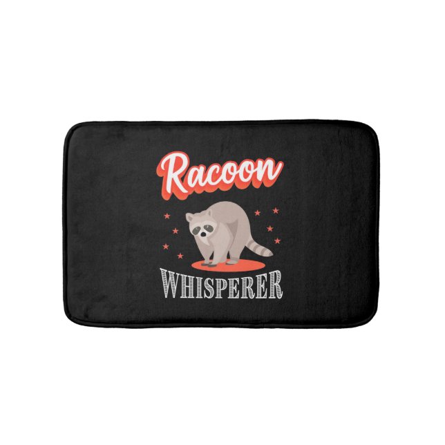 Racoon Lover Racoon Whisperer Bath Mat (Front)