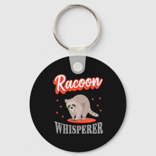 Racoon Lover Racoon Whisperer Key Ring