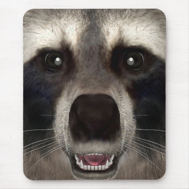 Racoon Mouse Pad (Front)