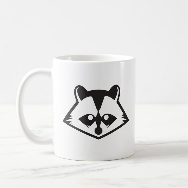Racoon Mug! Coffee Mug (Left)