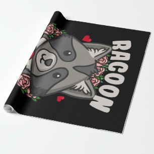 Racoon Mum Gift For Owner Racoon Mum Wrapping Paper