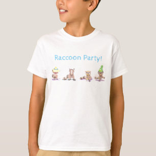 Racoon Party kids T-shirt