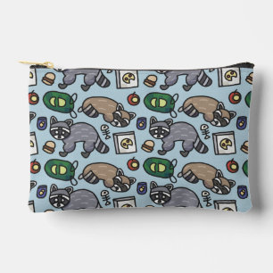 Racoon Pattern Accessory Pouch