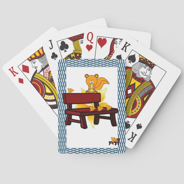 Racoon Playing Card Deck (Back)