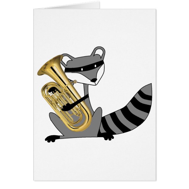 Racoon Playing the Euphonium (Front)