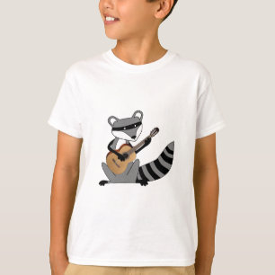 Racoon Playing the Guitar T-Shirt