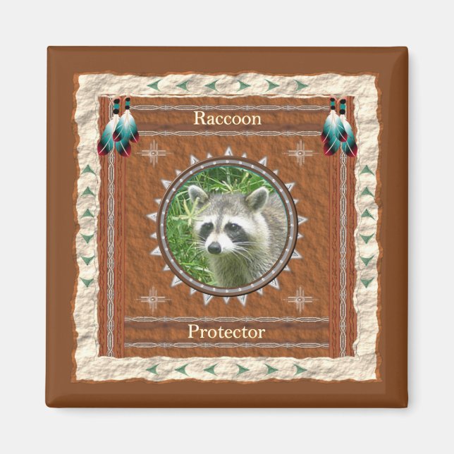 Racoon Protector Energy Magnet (Front)