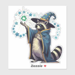 Racoon Recycling waste