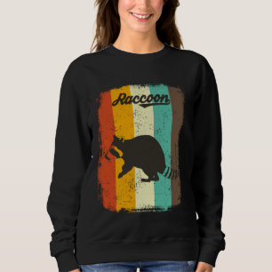 Racoon Retro 70s Vintage Trash Bandit Lover Sweatshirt