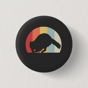 Racoon Retro Vintage 3 Cm Round Badge