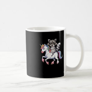 Racoon Riding Unicorn Cute Animal Fantasy For Kid Coffee Mug