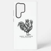 Racoon Rooster Samsung Case Funny Gift