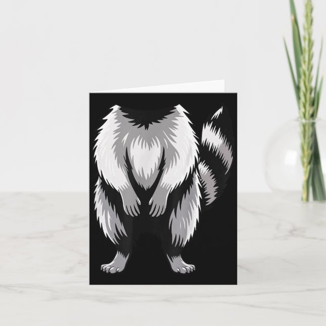Racoon Shirt Adult Kids Men Women Racoon Costume  Card (Front)