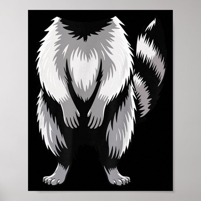 Racoon Shirt Adult Kids Men Women Racoon Costume  Poster (Front)