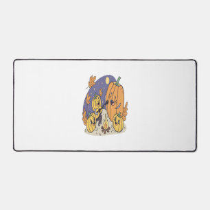 Racoon Shirt Country Pumpkin Desk Mat