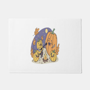 Racoon Shirt Country Pumpkin Doormat