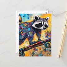 Racoon Skateboarding