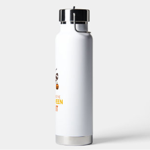 Racoon Spirit Halloween Pumpkin Party Water Bottle