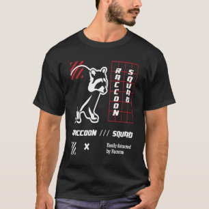 Racoon Squad Wild Animal Forest Nature T-Shirt