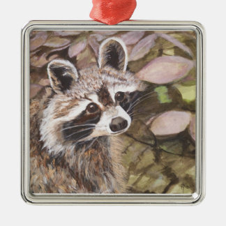 Racoon Square Ornament