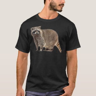 Racoon T-Shirt Wildlife Tee Shirt Cool Nature R