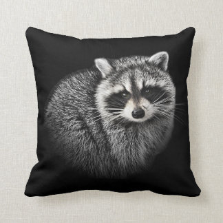 Racoon Throw Pillow