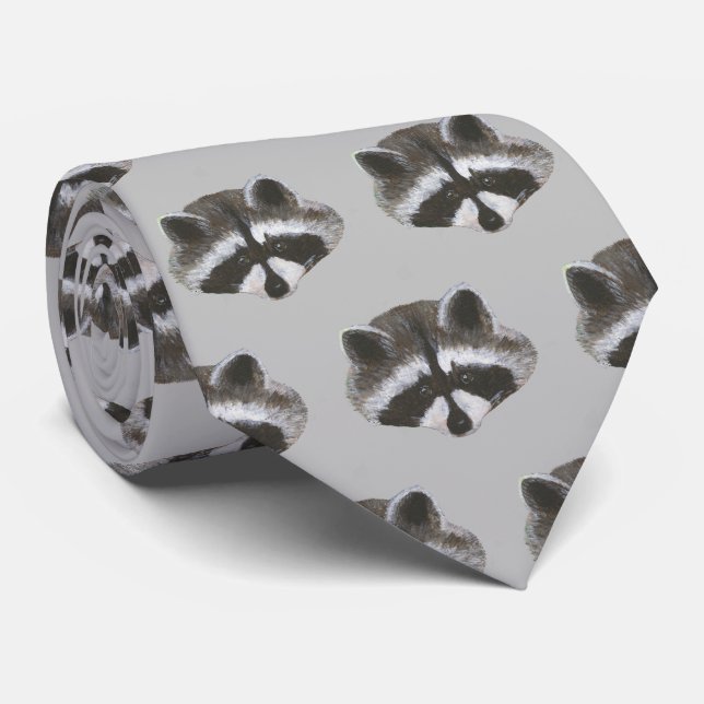 Racoon Tie (Rolled)