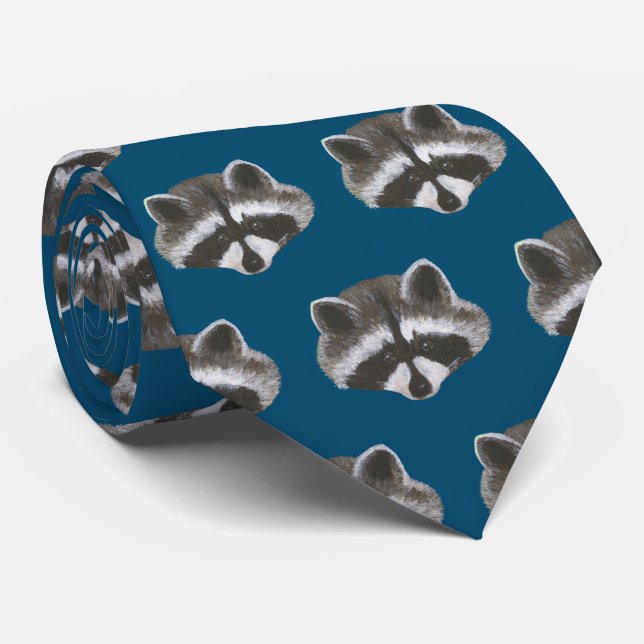 Racoon Tie (Rolled)