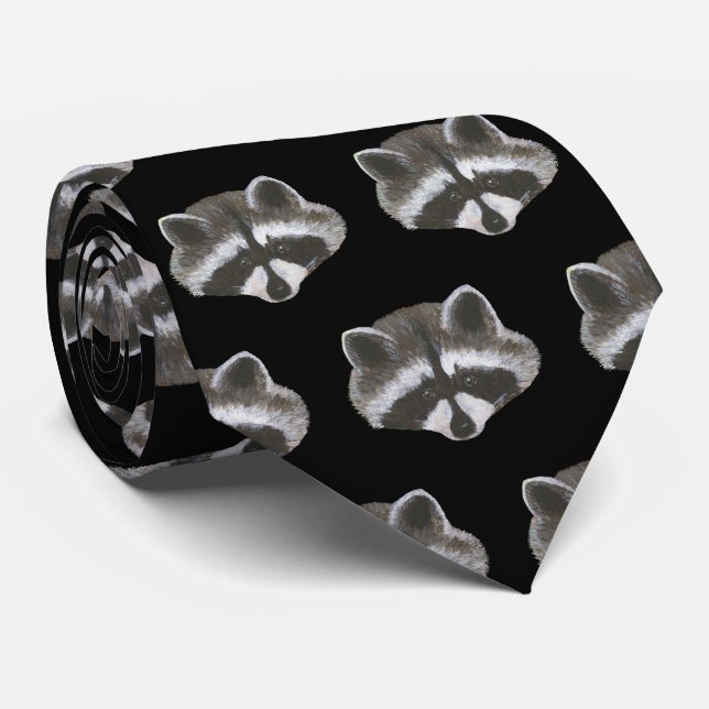 Racoon Tie (Rolled)
