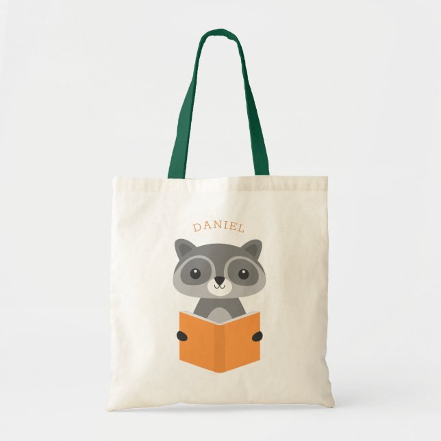 Racoon Tote Bags (Front)