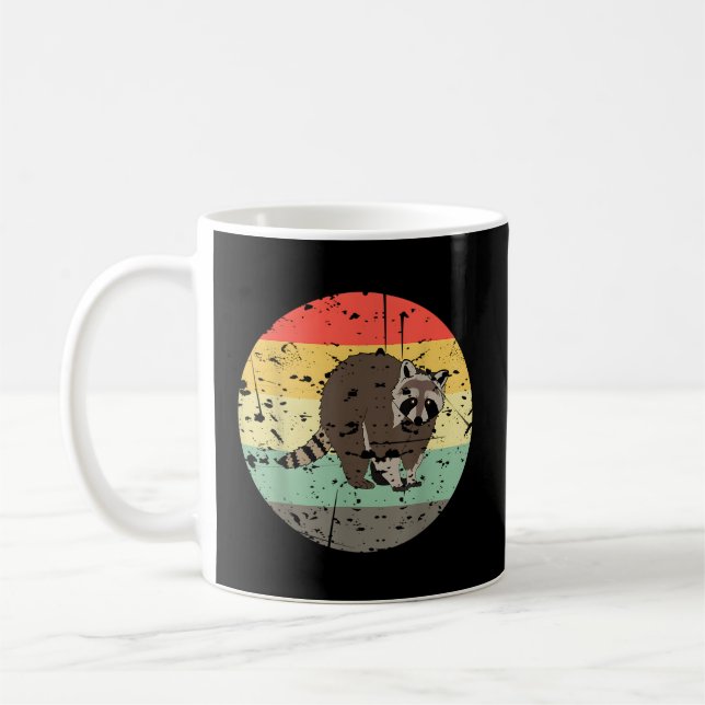 Racoon Trash Panda Coffee Mug (Left)
