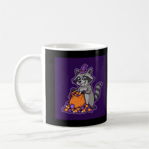 Racoon Trick or Treat Halloween Coffee Mug