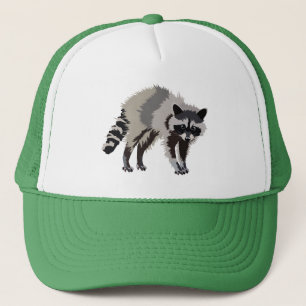 Racoon trucker cap