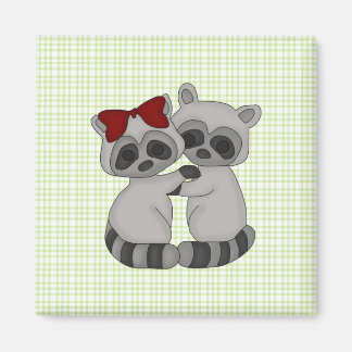 Racoon Twins Magnet