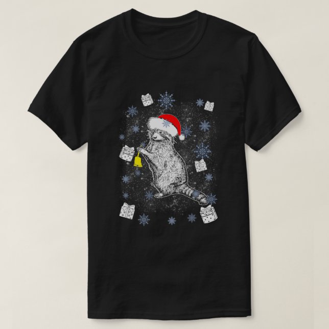 Racoon Ugly Christmas Sweater Winter Gift (Design Front)