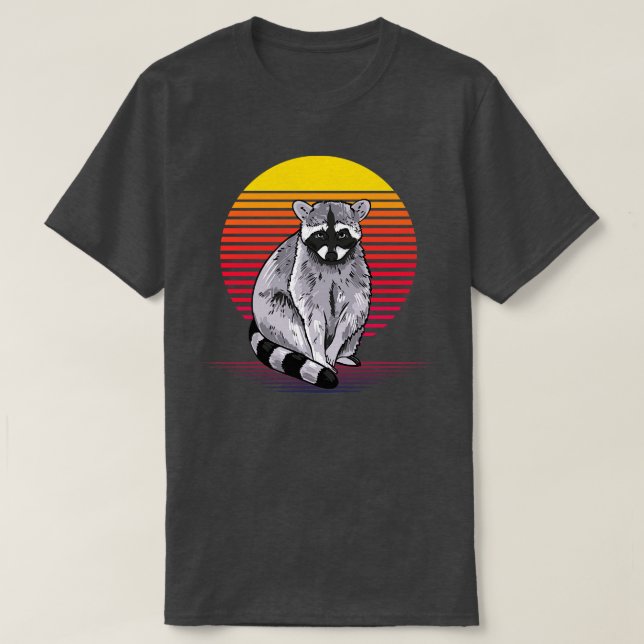 Racoon Vapour T-Shirt (Design Front)