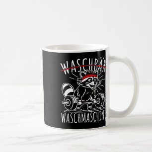 Racoon Washing Machine Racoon Fitness Bodybuildi Coffee Mug